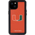 University of Miami Hurricanes Jersey iPhone 15 Plus Waterproof Case